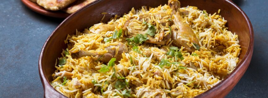 Biryani de pui cu orez basmati Biryani de pui cu orez basmati