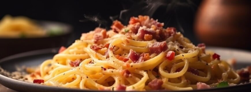 Paste carbonara cu pancetta