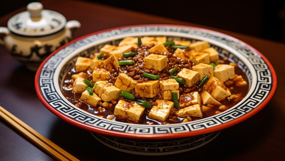 Tofu mapo picant