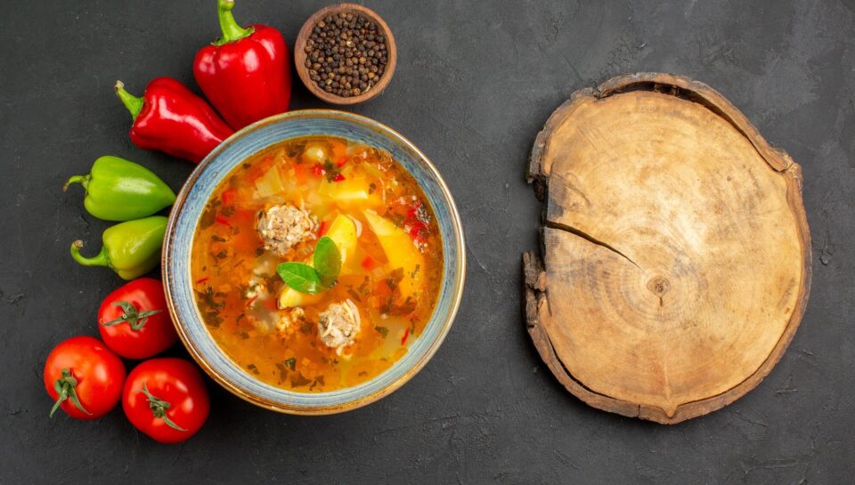 Ciorba de perisoare cu bors