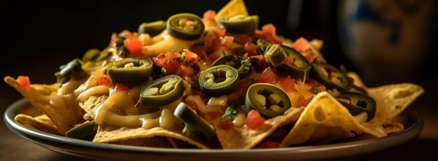 Nachos cu branza si jalapeno