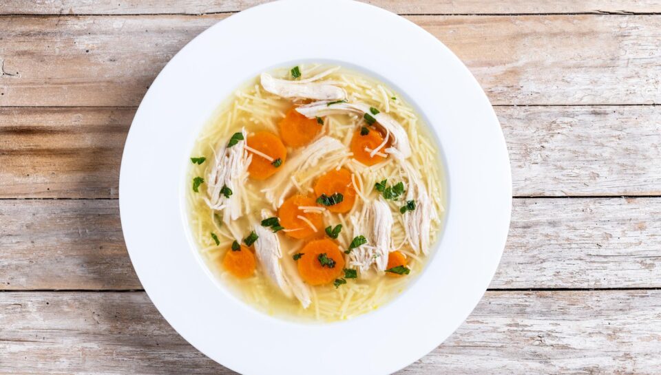 Supa de curcan cu taitei