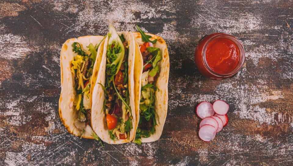 Tacos cu naut crocant