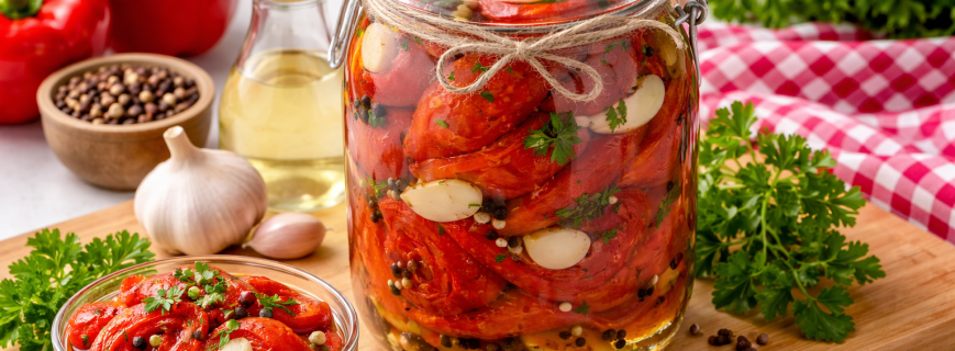 Ardei copți în oțet