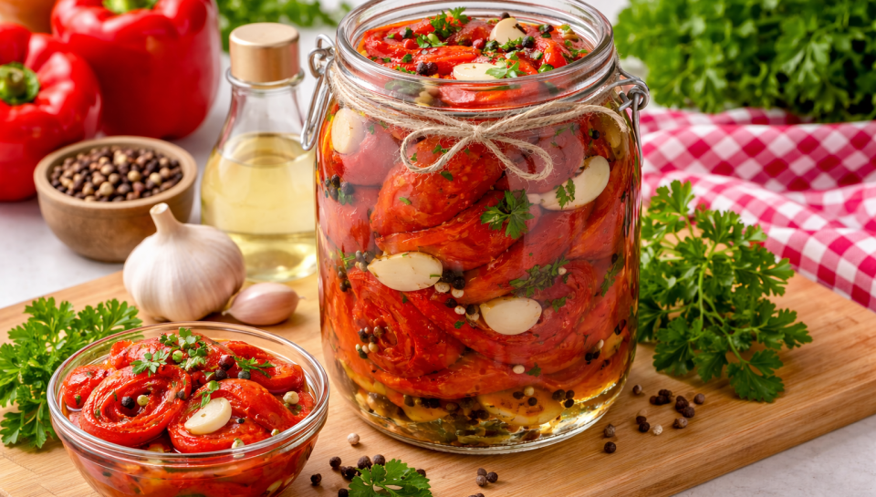 Ardei copți în oțet