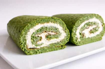 Ruladă cu spanac și brânză
