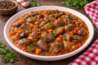 Tocăniță de inimi și pipote